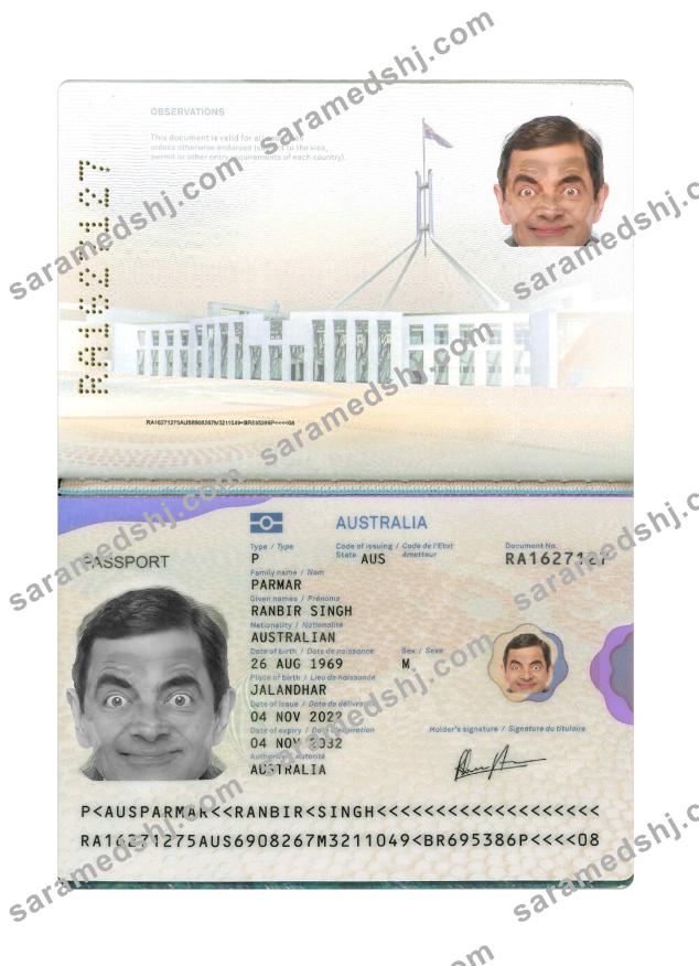 Australia passport 2022-present